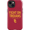 University of Southern California Fight On Trojans Red iPhone 14 Plus Impact Case