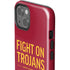 University of Southern California Fight On Trojans Red iPhone 14 Plus Impact Case