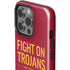 University of Southern California Fight On Trojans Red iPhone 15 Pro Impact Case