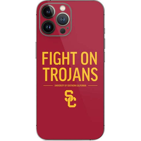 University of Southern California Fight On Trojans Red iPhone 14 Pro Max Skin