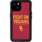 University of Southern California Fight On Trojans Red iPhone 15 Plus Waterproof Case