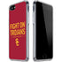 University of Southern California Fight On Trojans Red iPhone SE (2nd & 3rd Gen) Clear Case