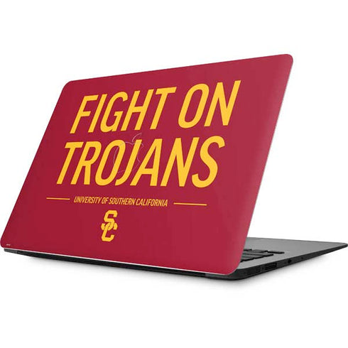 University of Southern California Fight On Trojans Red Apple MacBook Skin