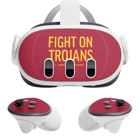 University of Southern California Fight On Trojans Red Meta Quest 3 Skin