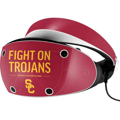 University of Southern California Fight On Trojans Red PlayStation VR2 Skin