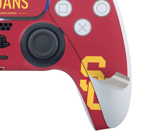 University of Southern California Fight On Trojans Red PS5 Slim Digital Edition Bundle Skin