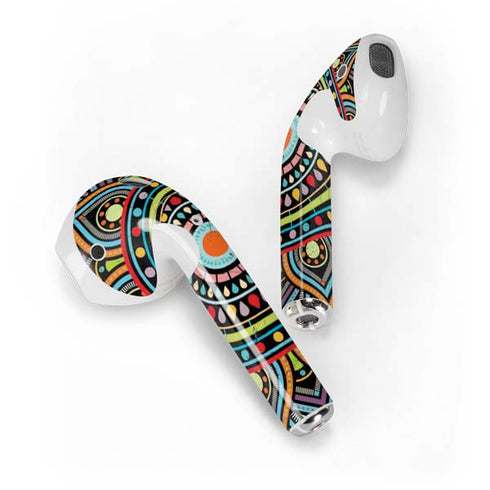 Finding Center Colored Apple AirPods Skin