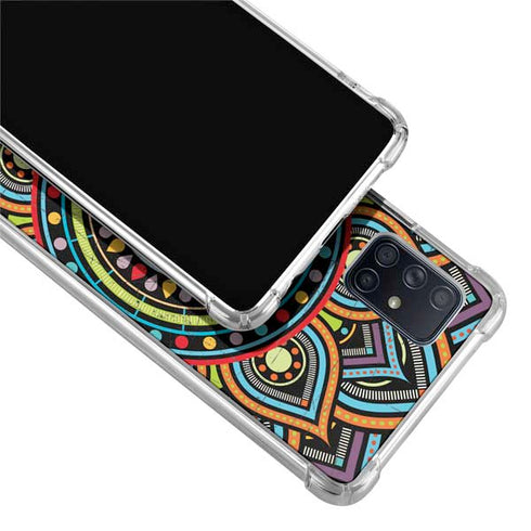 Finding Center Colored Galaxy A51 5G Clear Case
