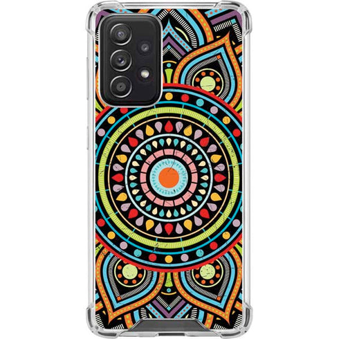 Finding Center Colored Galaxy A52 5G Clear Case