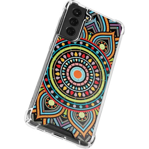 Finding Center Colored Galaxy S21 FE Clear Case