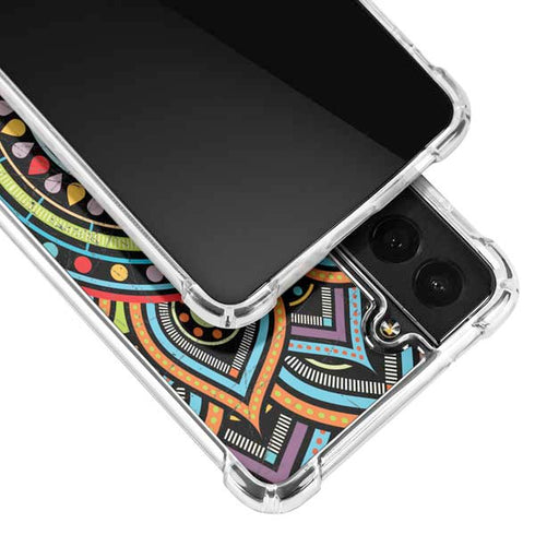Finding Center Colored Galaxy S22 Clear Case