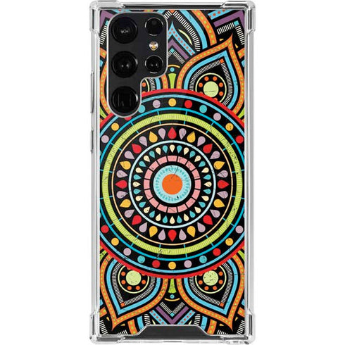 Finding Center Colored Galaxy S22 Ultra Clear Case