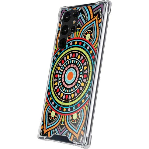 Finding Center Colored Galaxy S22 Ultra Clear Case