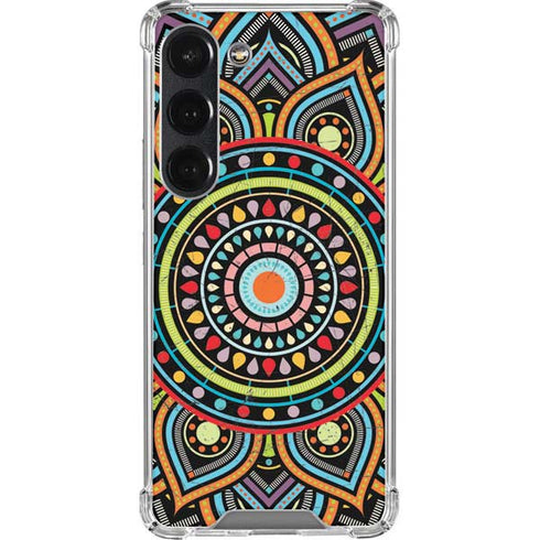 Finding Center Colored Galaxy S23 Clear Case