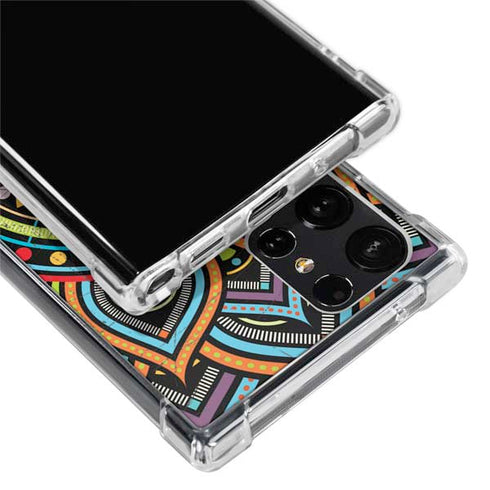 Finding Center Colored Galaxy S24 Ultra Clear Case