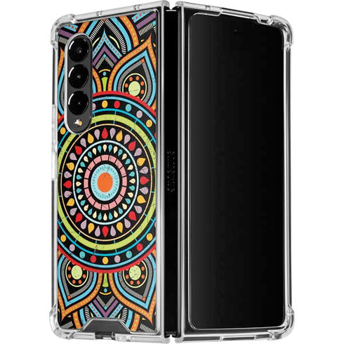 Finding Center Colored Galaxy Z Fold4 5G Clear Case