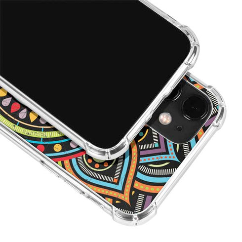 Finding Center Colored iPhone 12 Clear Case