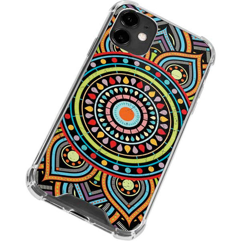 Finding Center Colored iPhone 12 Clear Case
