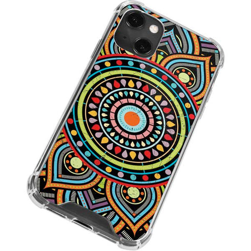 Finding Center Colored iPhone 13 Mini Clear Case