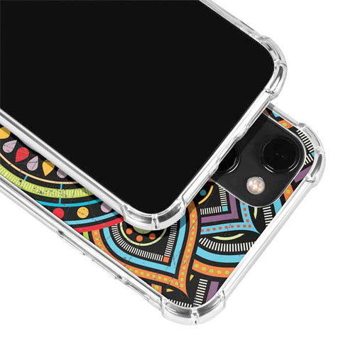 Finding Center Colored iPhone 14 Plus Clear Case