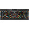 Finding Center Colored K95 RGB PLATINUM Mechanical Gaming Keyboard Skin