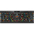 Finding Center Colored K95 RGB PLATINUM Mechanical Gaming Keyboard Skin