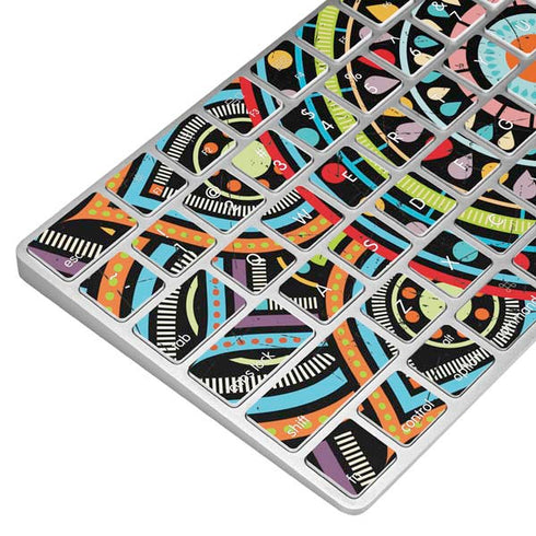 Finding Center Colored Magic Keyboard Skin