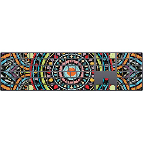 Finding Center Colored Magic Keyboard with Numeric Keypad Skin