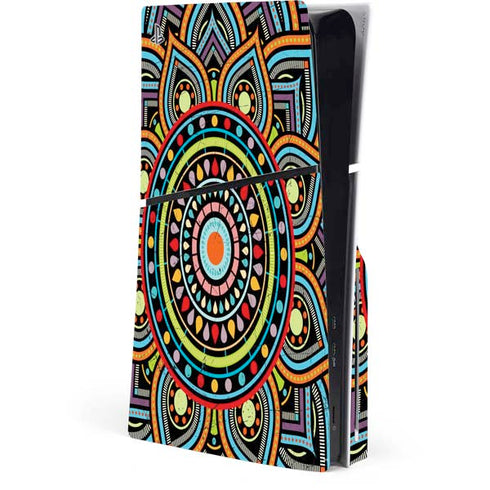 Finding Center Colored PS5 Slim Disk Console Skin