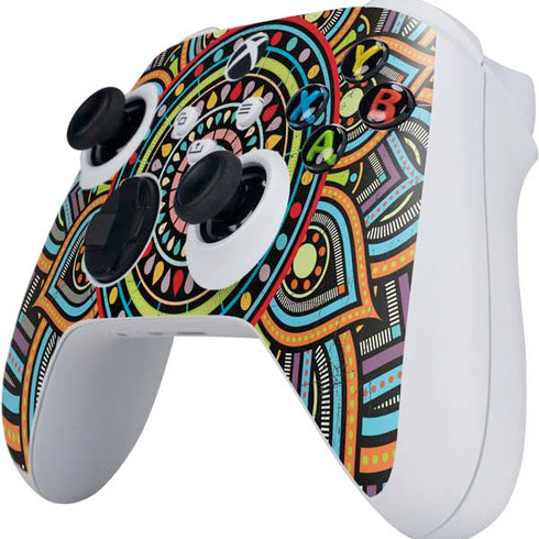Finding Center Colored Xbox Series S Controller Skin