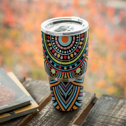 Finding Center Colored Yeti 30oz Rambler Tumbler Skin