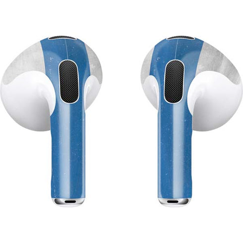 Finland Flag Distressed Apple AirPods (3rd Gen 2021) Skin