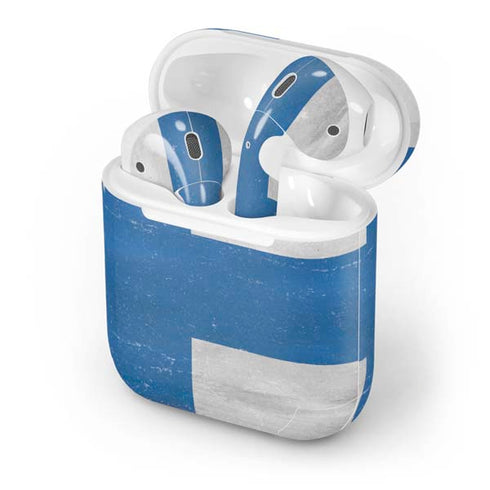 Finland Flag Distressed Apple AirPods Skin