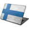 Finland Flag Distressed Dell Chromebook Skin