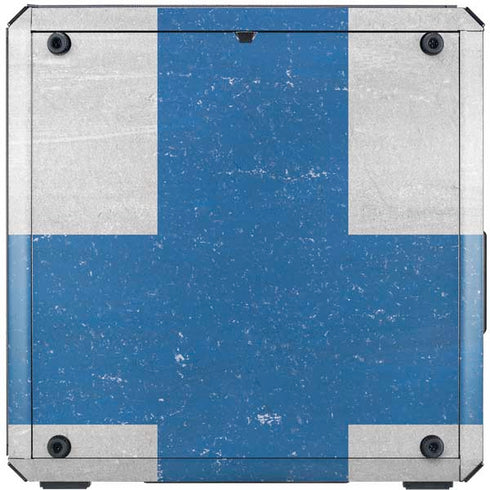 Finland Flag Distressed Cooler Master MasterBox Q300L Mini Tower Skin