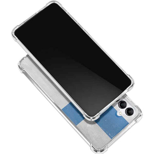 Finland Flag Distressed Galaxy A15 5G Clear Case