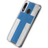 Finland Flag Distressed Galaxy A30 Clear Case