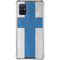 Finland Flag Distressed Galaxy A51 5G Clear Case