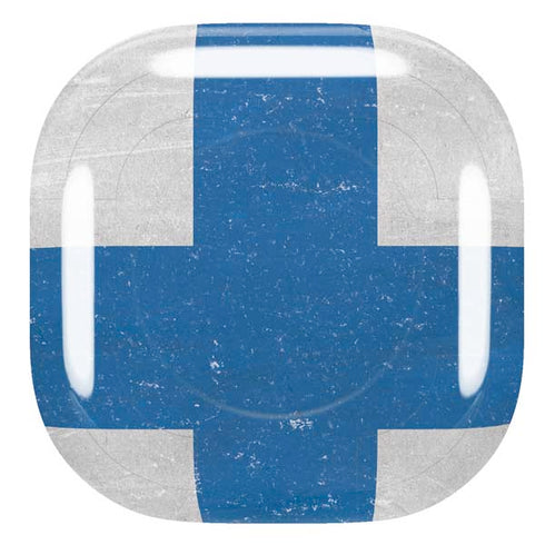 Finland Flag Distressed Galaxy Buds Pro Skin