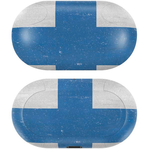 Finland Flag Distressed Galaxy Buds Skin
