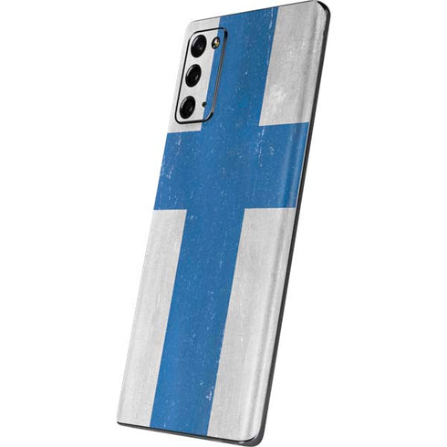 Finland Flag Distressed Galaxy Note20 5G Skin