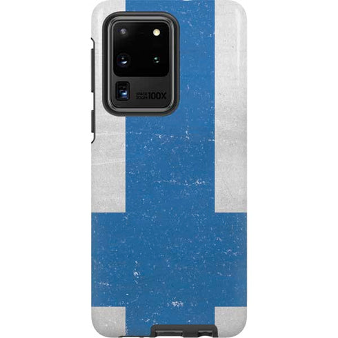 Finland Flag Distressed Galaxy S20 Ultra 5G Pro Case