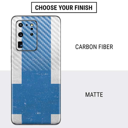Finland Flag Distressed Galaxy S20 Ultra 5G Skin
