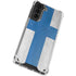Finland Flag Distressed Galaxy S21 5G Clear Case