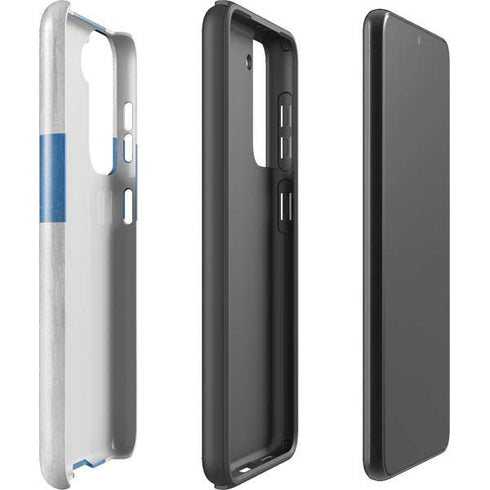 Finland Flag Distressed Galaxy S21 5G Pro Case