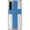 Finland Flag Distressed Galaxy S23 Plus Clear Case