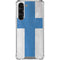 Finland Flag Distressed Galaxy S23 Plus Clear Case