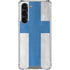 Finland Flag Distressed Galaxy S23 Plus Clear Case