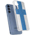 Finland Flag Distressed Galaxy S24 Clear Case