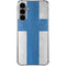 Finland Flag Distressed Galaxy S24 Plus Clear Case
